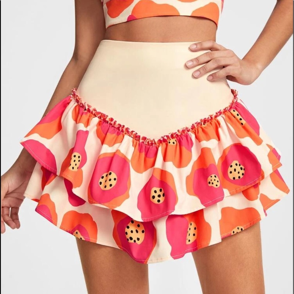 Shein Floral Skirt! So cute for summer! Never worn